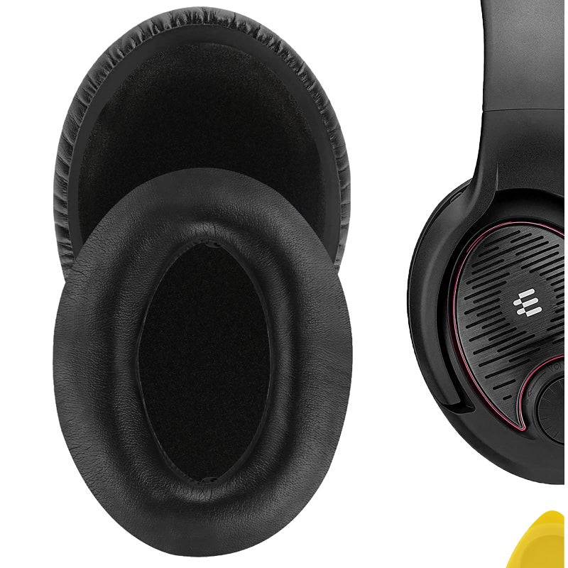 Geekria QuickFit Replacement Ear Pads for Sennheiser Game ONE/Zero, PC 360/ 363D/ 373D Headphones Ear Cushions, Repair Parts with Video Guide (Black) - Image 1